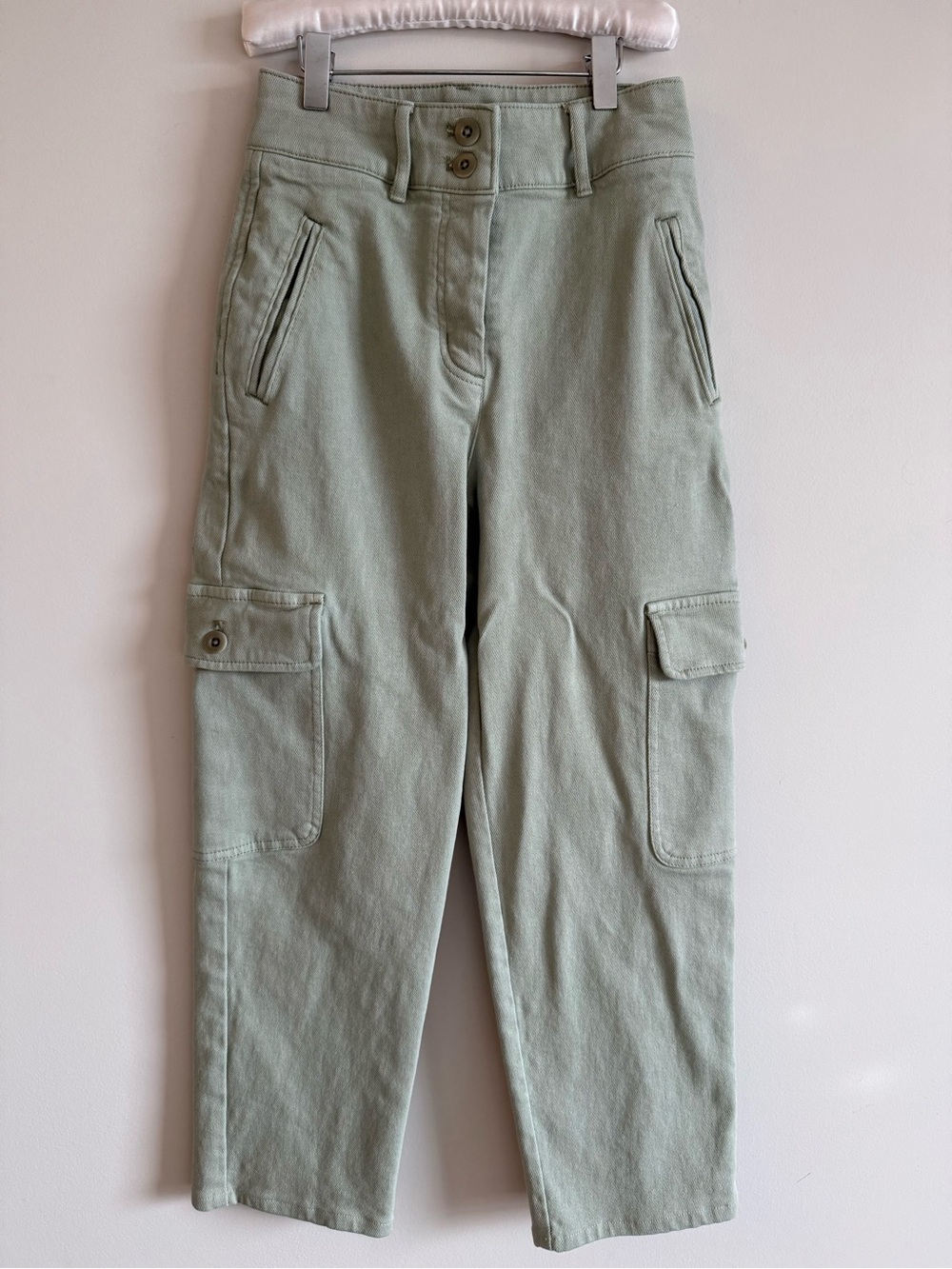 Aritzia Wilfred Free Modern Cargo Pant Sage Green Size 00 Y2K Utility